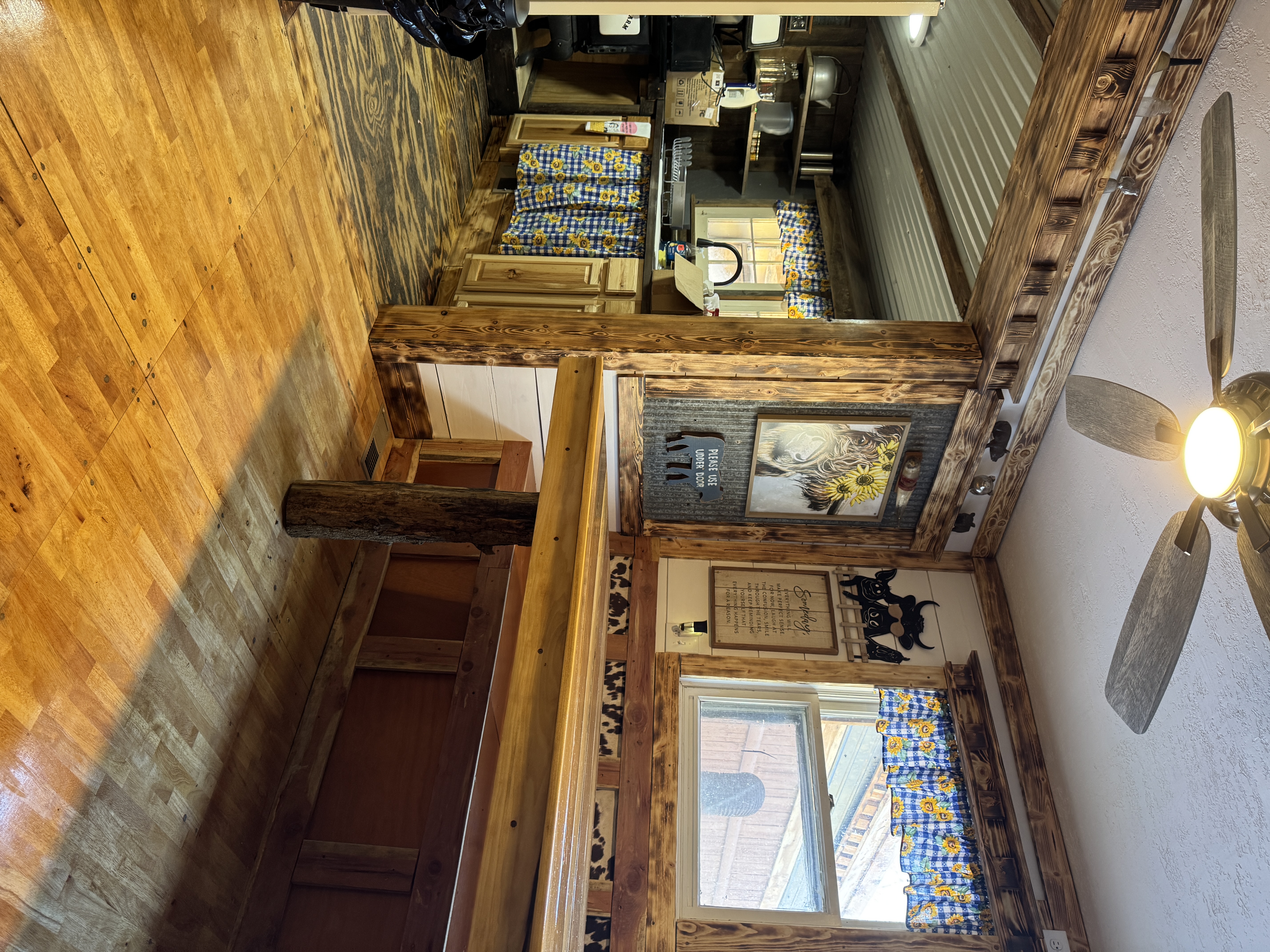 inside kitchen bar area